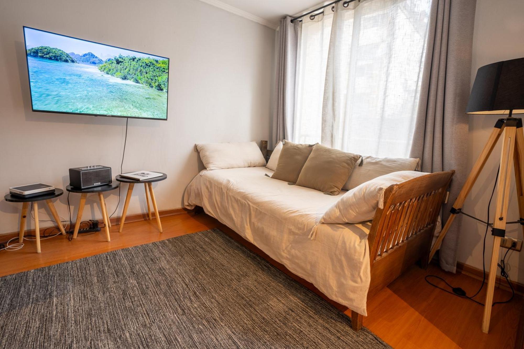 Lounge Lastarria - Wifi, 2 Beds, Equiped Kitchen Apartamento